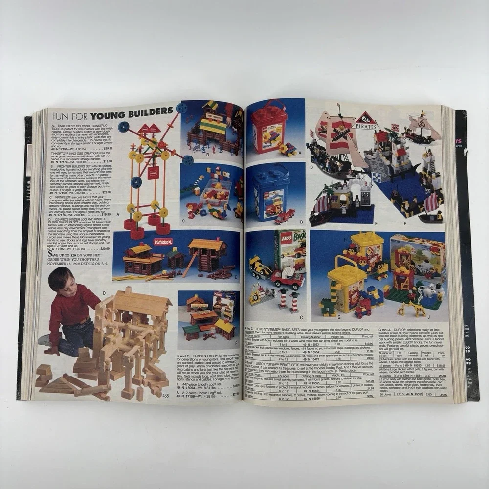 Sears 1992 Catalog The Great American Wish Book Barbie Sega Atari Christmas VTG